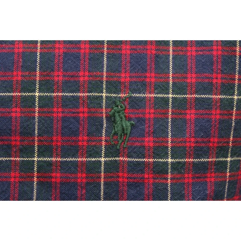 Polo Ralph Lauren Dress Shirt Classic Fit Plaid Long Sleeve Button Up Mens Small